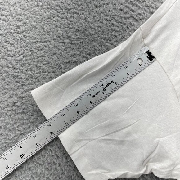 Vtg‎ 90s MOM Shirt One Size White Port of Naples Night Dress Paint Single Stitch - Picture 9 of 12